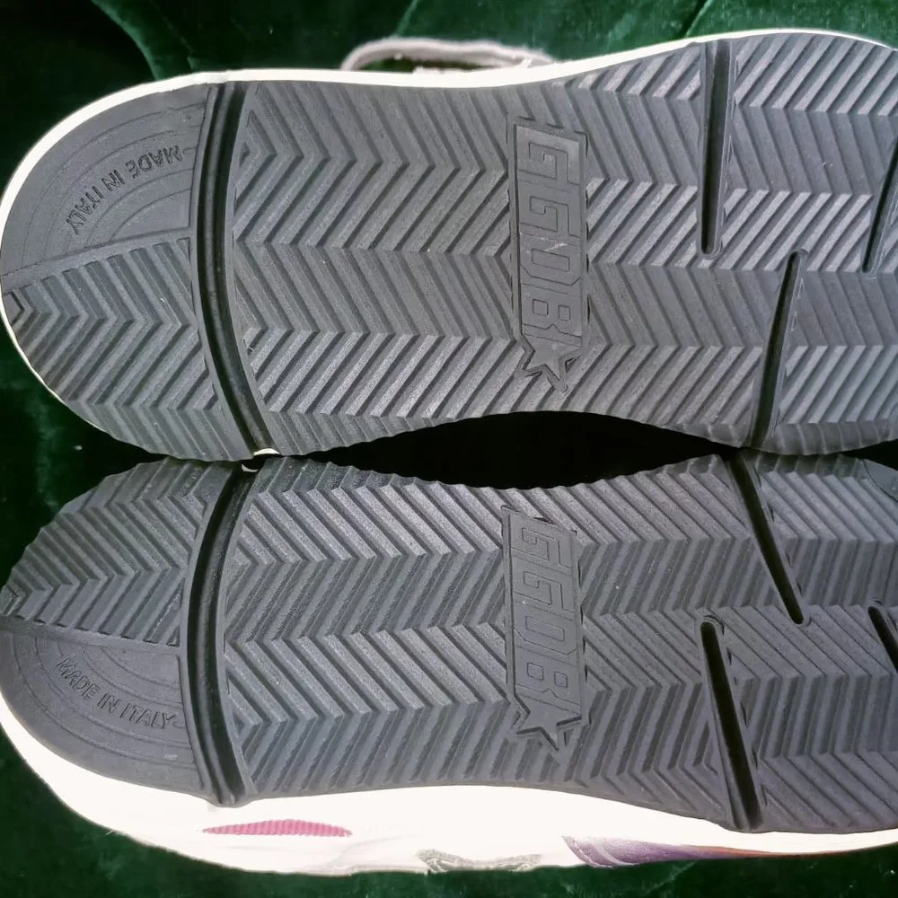 Golden Goose Running Sole sneakers in laminated pink with silver star - Picture 2 of 7